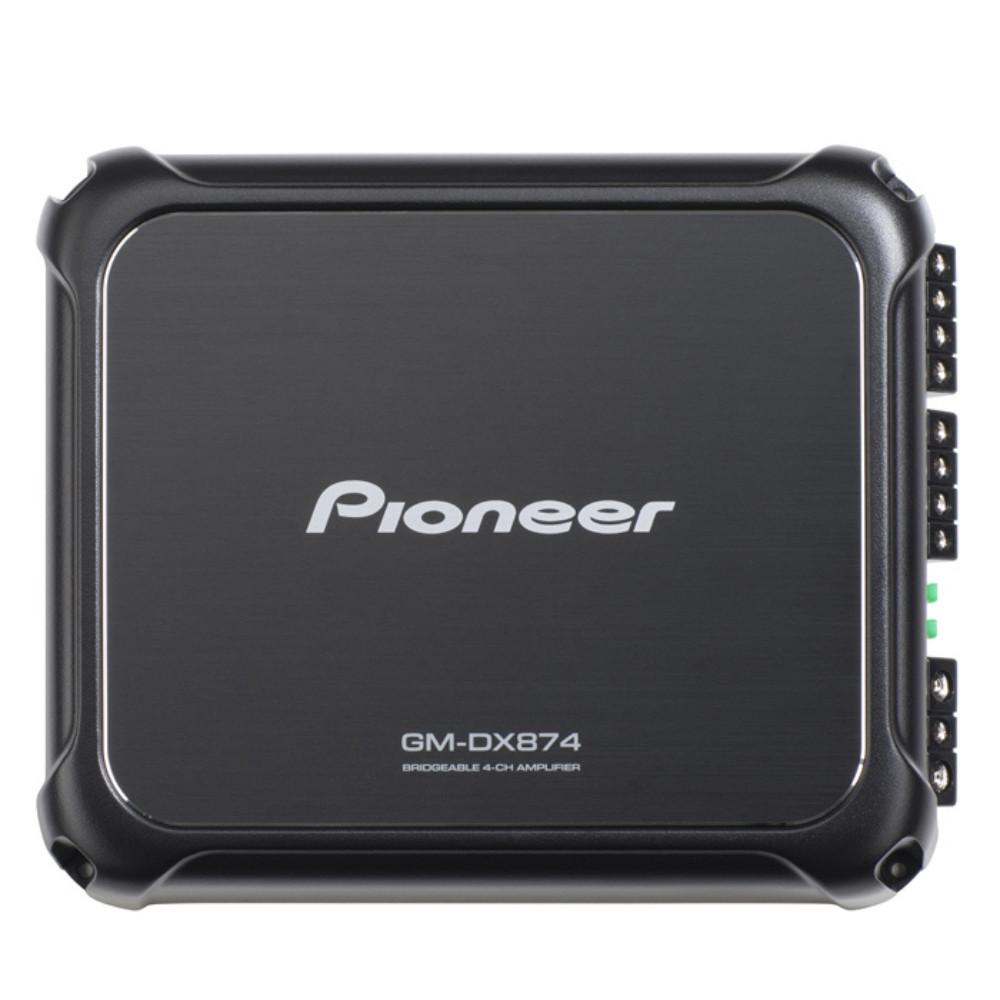 gm Pioneer GM-DX874 Class-FD 4-Channel Bridgeable Amplifier with Bass